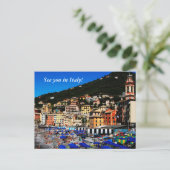 Colorful Italy Briefkaart (Staand voorkant)