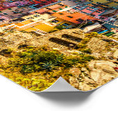 Colorful Italy hillside Zee Houses Poster (Hoek)