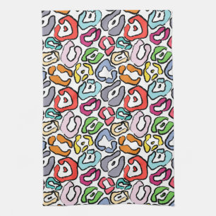 Colorful Jaguar Skin Background Theedoek