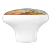 Colorful Jasper Stone Pattern Keramische Knop (Zijkant)