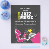 Colorful Jazz Music Festival Flyer (Enkel)