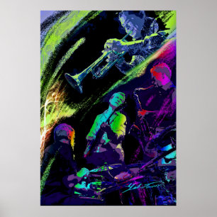Colorful Jazz Poster