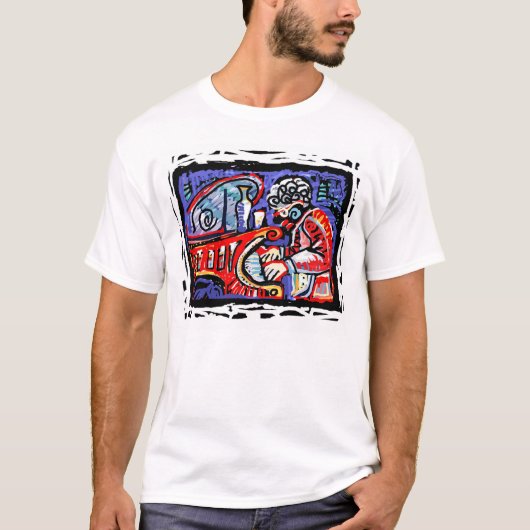 Colorful Jazz T-shirt (Voorkant)