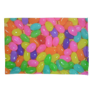 Colorful jellybean snoep kussensloop