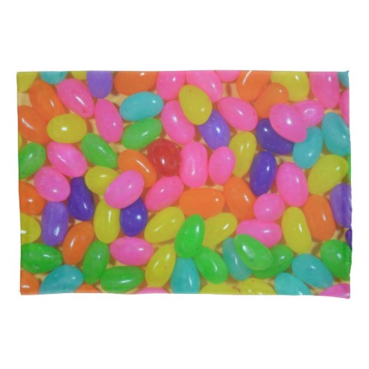Colorful jellybean snoep kussensloop (Voorkant)