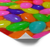 Colorful jellybean snoep poster (Hoek)