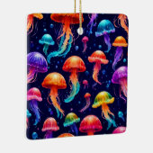 Colorful Jellyfish Keramisch Ornament (Rechts)