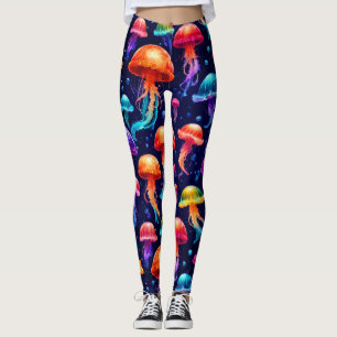 Colorful Jellyfish Leggings