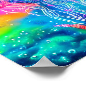 Colorful Jellyfish Poster (Hoek)