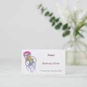 Colorful Jellyfish Visitekaartje (Staand voorkant)