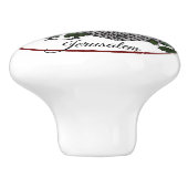 Colorful Jerusalem Keramische Knop (Zijkant)