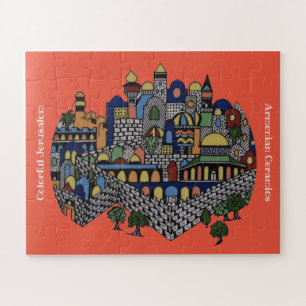 Colorful Jerusalem Legpuzzel