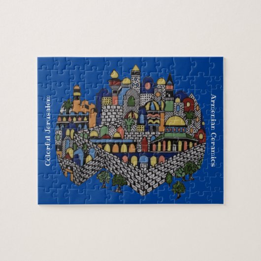 Colorful Jerusalem Legpuzzel (Horizontaal)
