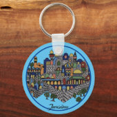 Colorful Jerusalem Sleutelhanger (Voorkant)