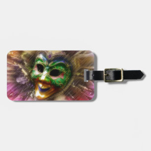Colorful Jester Bagagelabel
