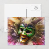 Colorful Jester Briefkaart (Voorkant / Achterkant)