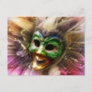 Colorful Jester Briefkaart