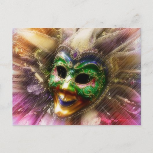 Colorful Jester Briefkaart (Voorkant)