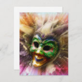 Colorful Jester Kaart (Voorkant / Achterkant)