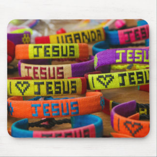 Colorful Jesus Wristbands Mousepad Muismat