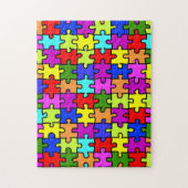 "Colorful jigzaagpuzzle"-puzzel Legpuzzel (Verticaal)