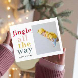 Colorful Jingle helemaal onderweg met foto Briefkaart