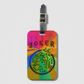 Colorful Joker Bagagelabel (Voorkant (verticaal))