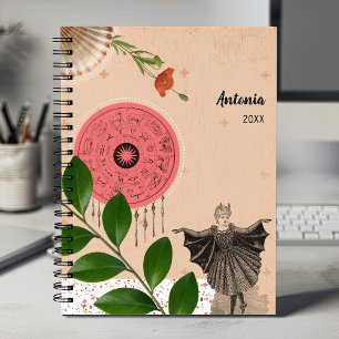 Colorful Joli Floral Vintage Collage mensuel