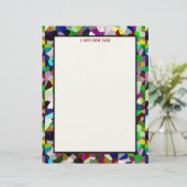 Colorful Jumble Stationery Paper Briefhoofd (Staand voorkant)