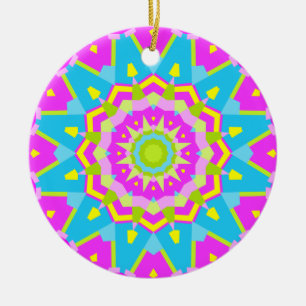 Colorful Kaleidoscoop 011 Keramisch Ornament