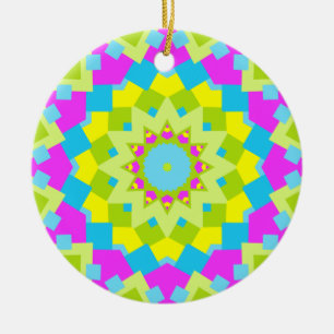 Colorful Kaleidoscoop 012 Keramisch Ornament