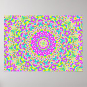 Colorful Kaleidoscoop 08 Poster