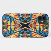 Colorful kaleidoscoop circusachtergrond Case-Mate iPhone case (Achterkant (horizontaal))