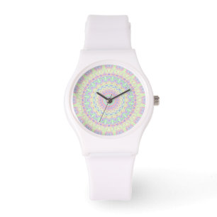 Colorful Kaleidoscoop  Horloge
