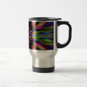 Colorful kaleidoscoop starburst reisbeker