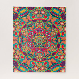 Colorful  Kaleidoscope Mandala Pattern Legpuzzel
