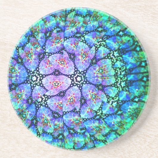 Colorful Kaleidoscope Onderzetter #1 (Voorkant)