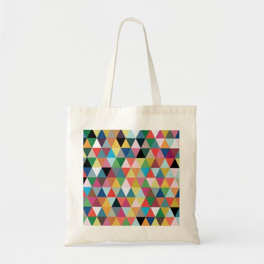 Colorful Kaleidoscope Patterned Canvas tas (Voorkant)