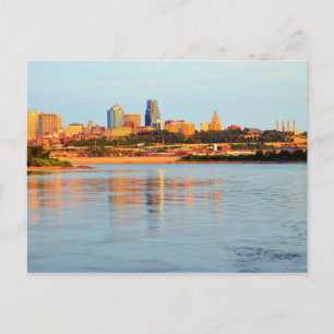 Colorful Kaw Point in Kansas City, Missouri Briefkaart