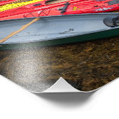 Colorful Kayaks Foto Afdruk (Hoek)