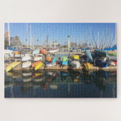 Colorful Kayaks Puzzle (Horizontal)