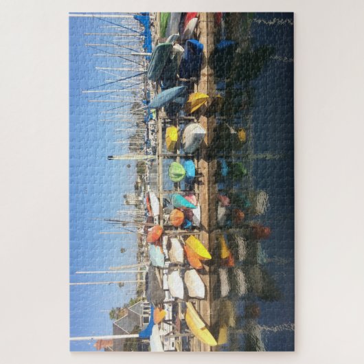 Colorful Kayaks Puzzle (Vertical)