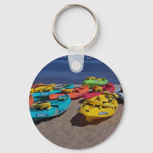 Colorful Kayaks Sleutelhanger (Voorkant)