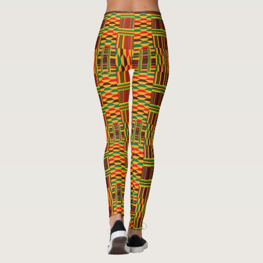 Colorful Kente Leggings (Achterkant)