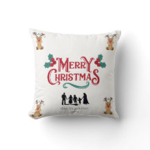 Colorful Kerstfotodecorative Pillow