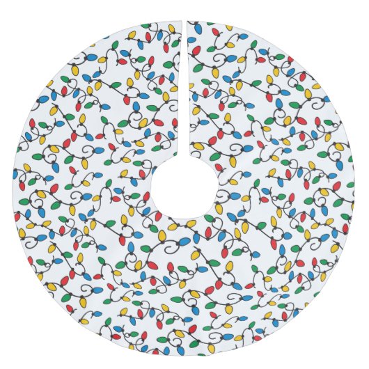 Colorful kerststrijklamp kerstboom rok (Voorkant)