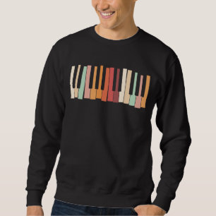 Colorful Keyboard Piano Keys Retro Pianist Trui