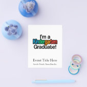 Colorful Kinder Afstuderen Kindergarten Afstuderen Flyer (Enkel)