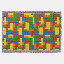Colorful Kinder Building Bricks Pattern