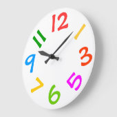 Colorful Kinder Room Wall Clock Grote Klok (Hoek)